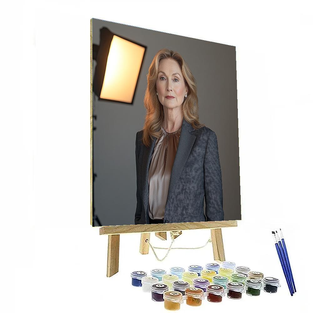 Meryl Streep: The Chameleon Crown Of Cinema paint by color