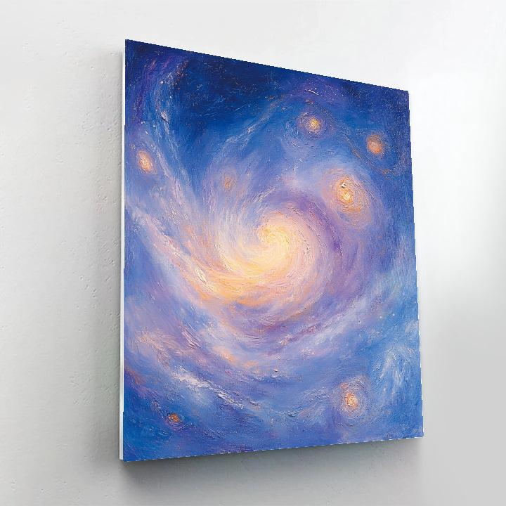 Edgar Degas Inspired Nebula Of Whispered Pastels painting number kit