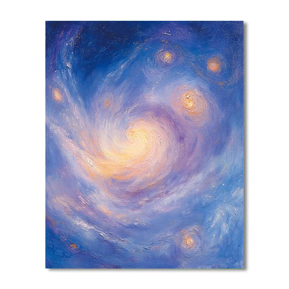 Edgar Degas Inspired Nebula Of Whispered Pastels painting number kit