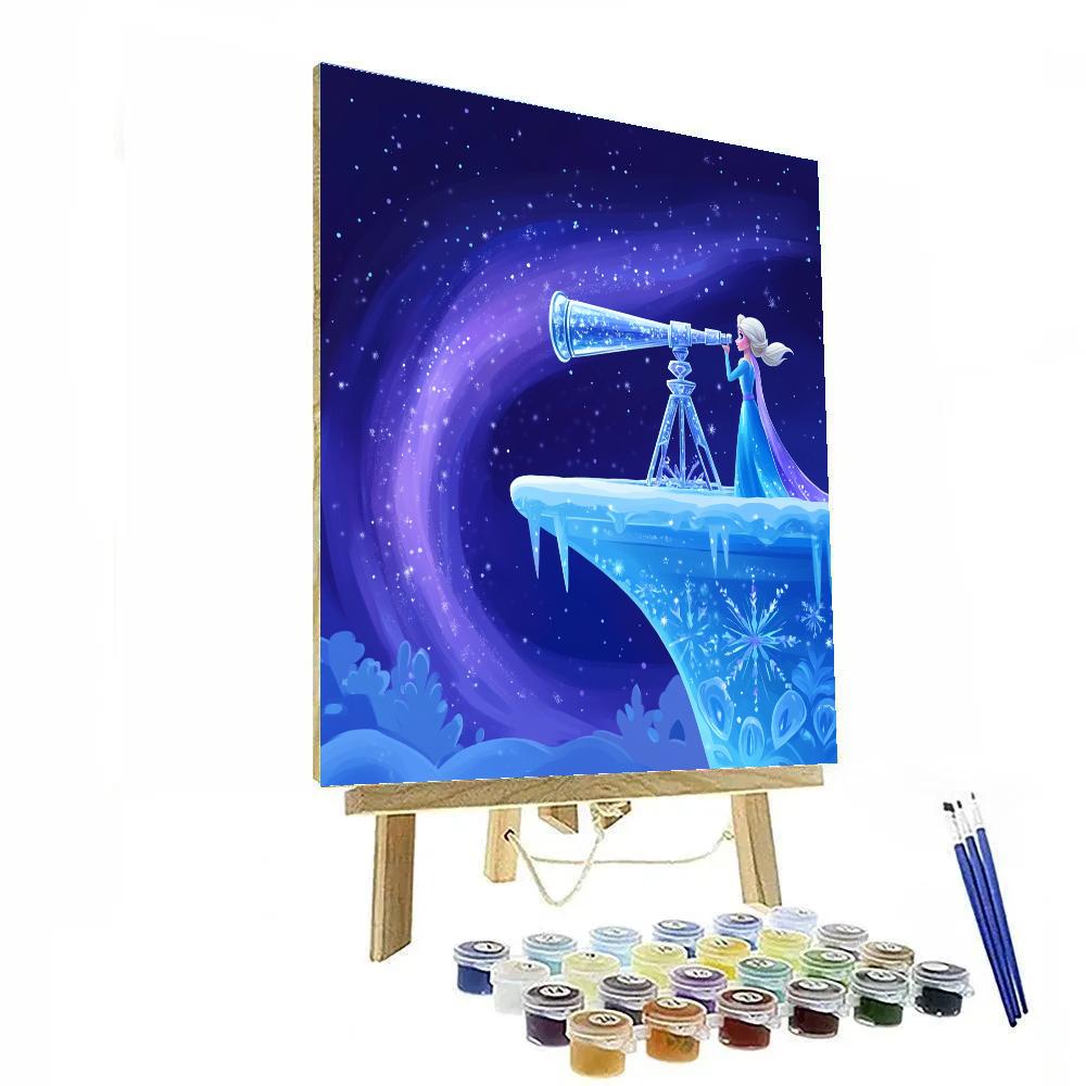 Elsa Ice Crystal Observatory DIY paint by numbers