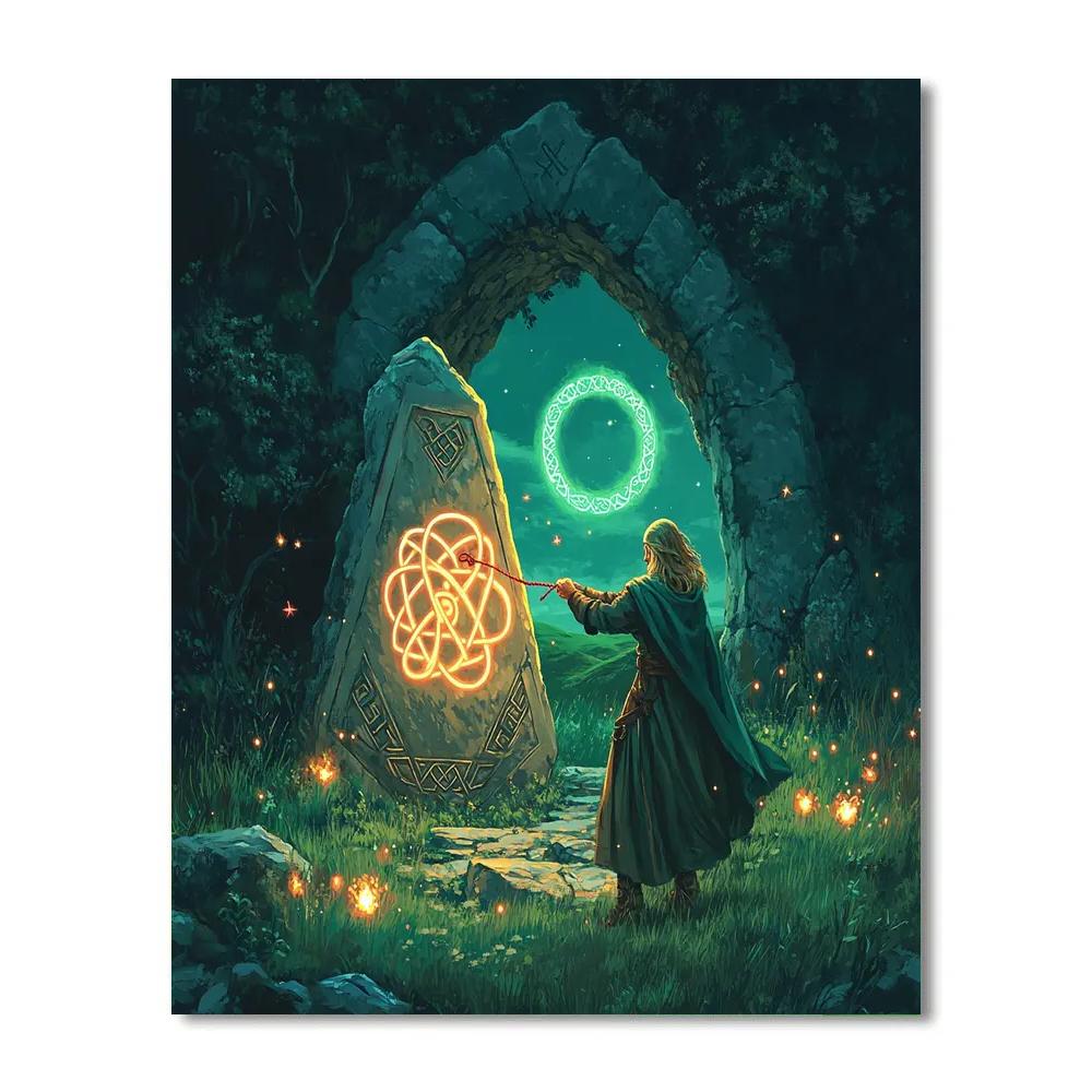 Hollow Hill Oath In Celtic Twilight Paint by numbers kits