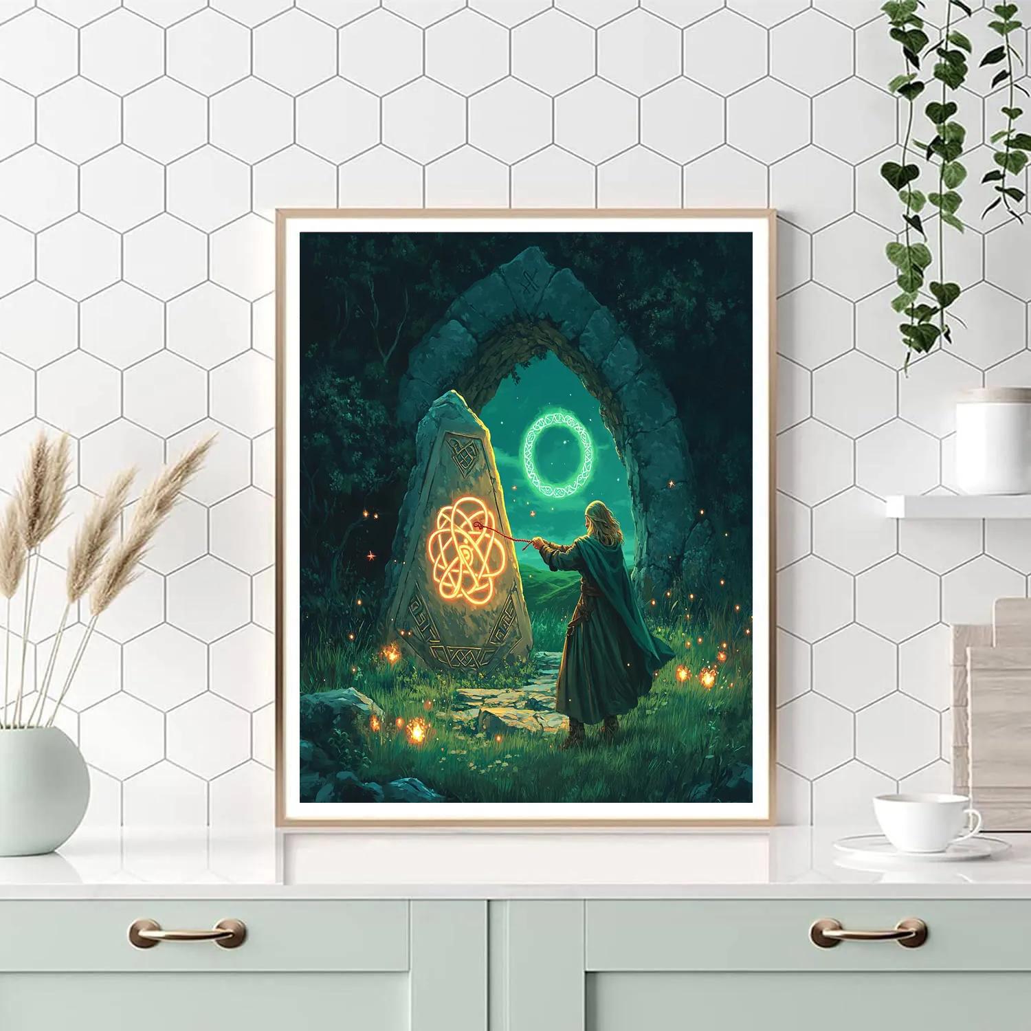 Hollow Hill Oath In Celtic Twilight Paint by numbers kits