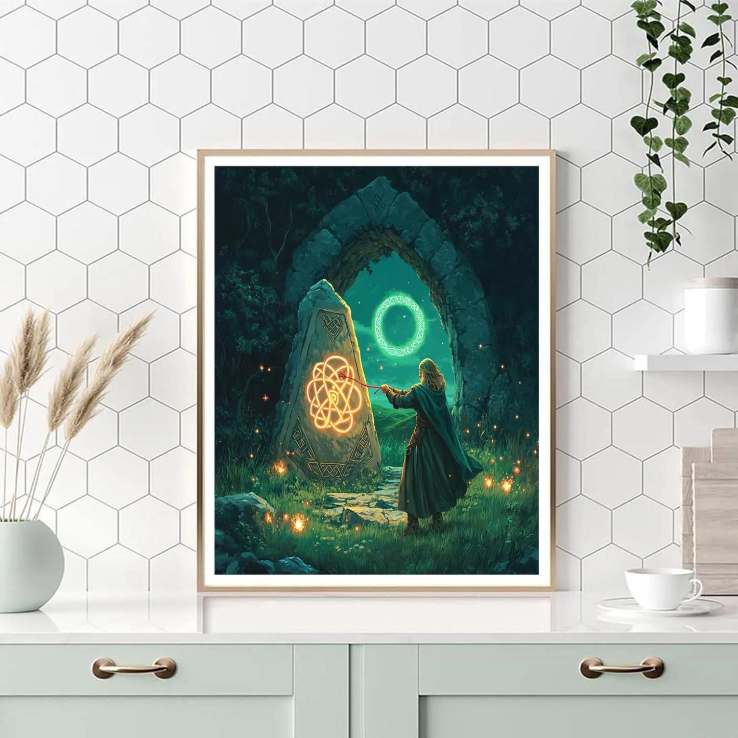 Hollow Hill Oath In Celtic Twilight Paint by numbers kits