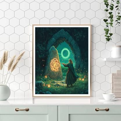 Hollow Hill Oath In Celtic Twilight Paint by numbers kits