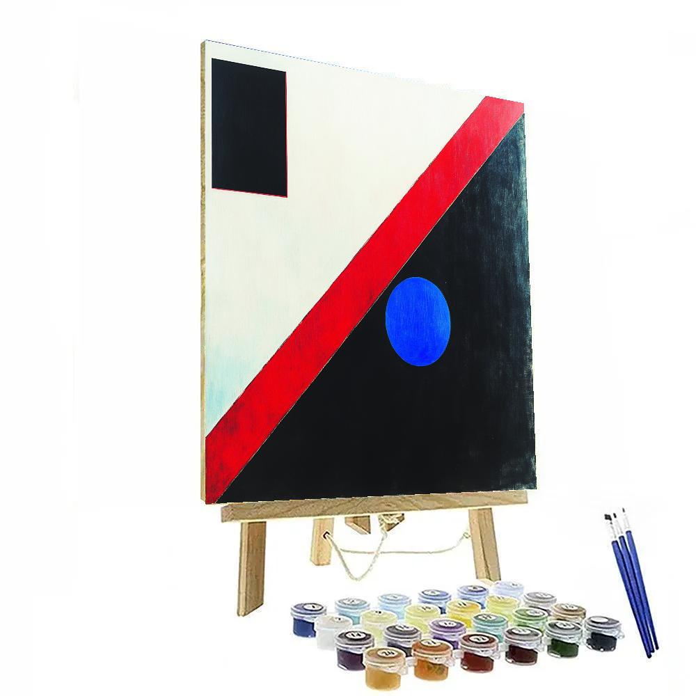 Kazimir Malevich Inspired Event Horizon Partition Number painting