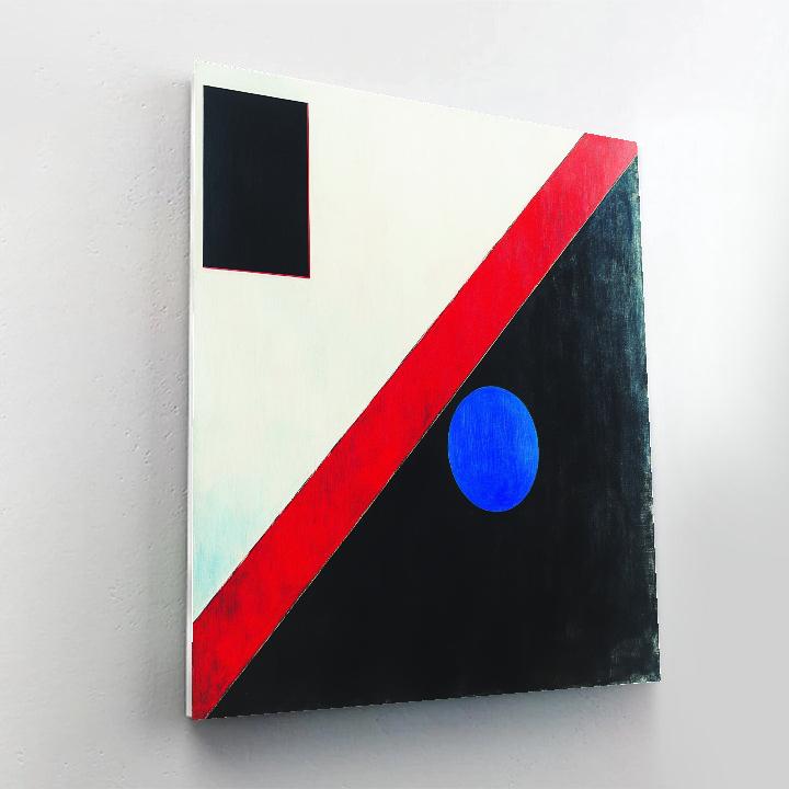 Kazimir Malevich Inspired Event Horizon Partition Number painting