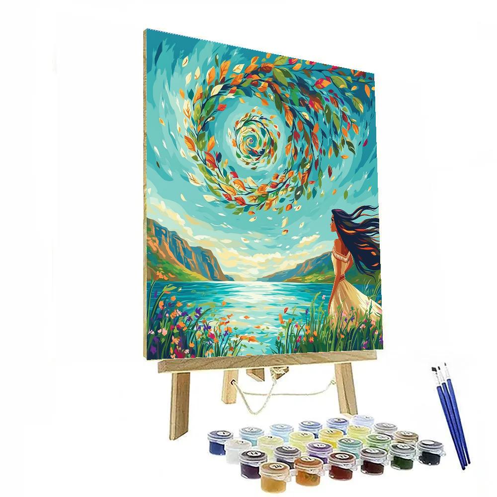 Pocahontas River Wind Song DIY paint by numbers