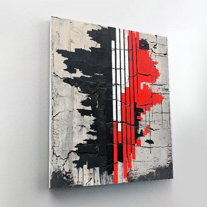 Banksy Inspired Algorithmic Dissent paint by numbers