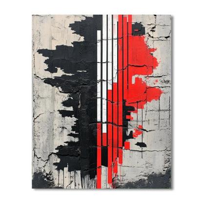 Banksy Inspired Algorithmic Dissent paint by numbers