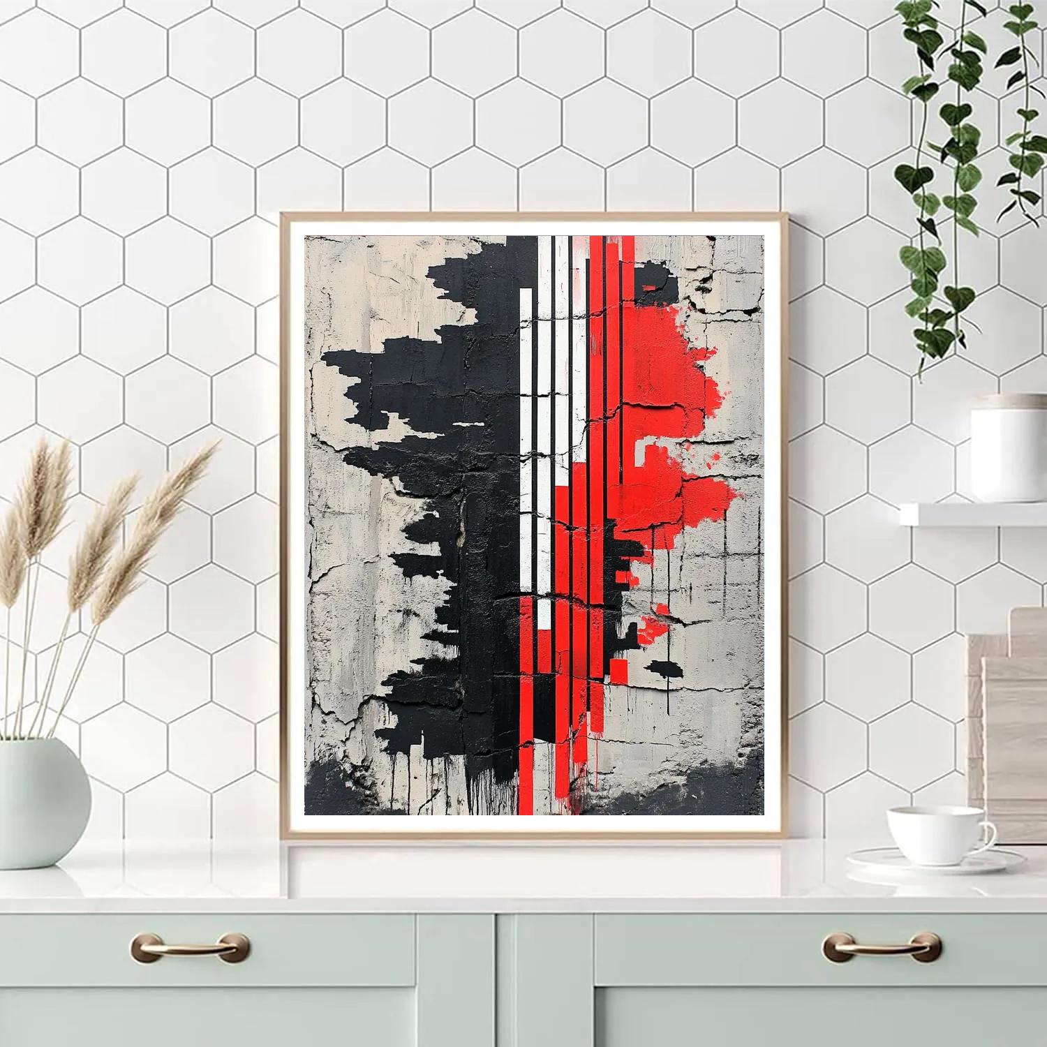 Banksy Inspired Algorithmic Dissent paint by numbers