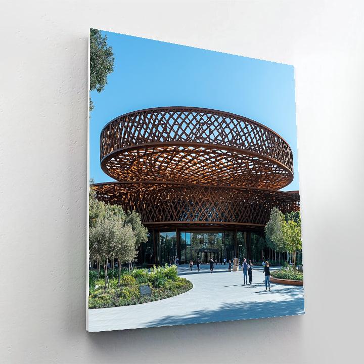 Daylight Geometry At The National Museum Of African American History And Culture Washington DC United States Paint by numbers kits