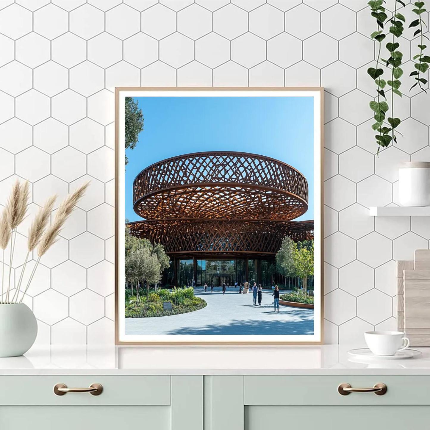 Daylight Geometry At The National Museum Of African American History And Culture Washington DC United States Paint by numbers kits