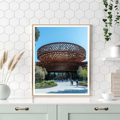 Daylight Geometry At The National Museum Of African American History And Culture Washington DC United States Paint by numbers kits