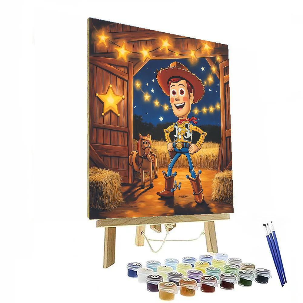 Woody Toy Barn Starlight Rodeo Numbered painting kits