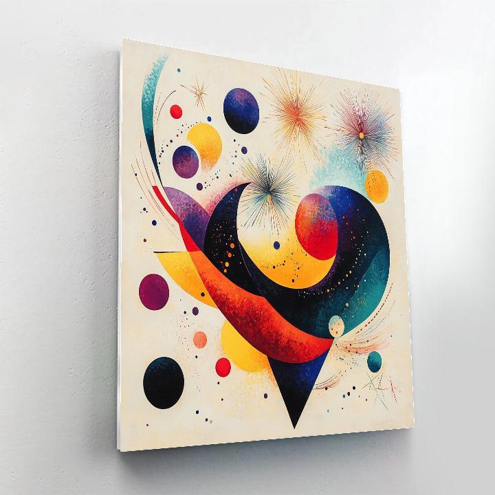 Wassily Kandinsky Inspired Abstract Music And Fireworks Paint by numbers kits