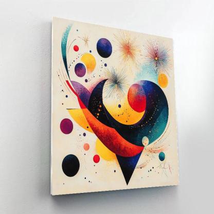 Wassily Kandinsky Inspired Abstract Music And Fireworks Paint by numbers kits