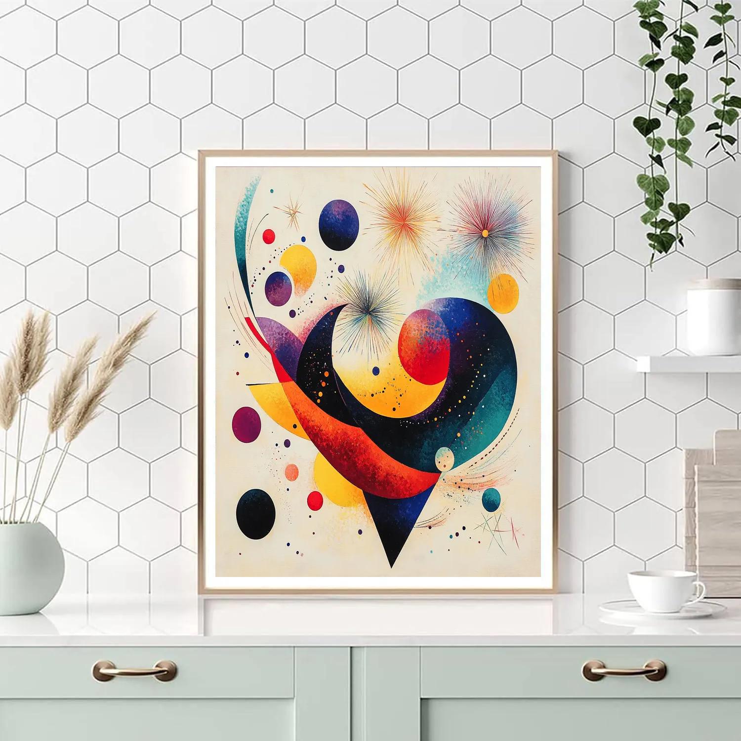 Wassily Kandinsky Inspired Abstract Music And Fireworks Paint by numbers kits