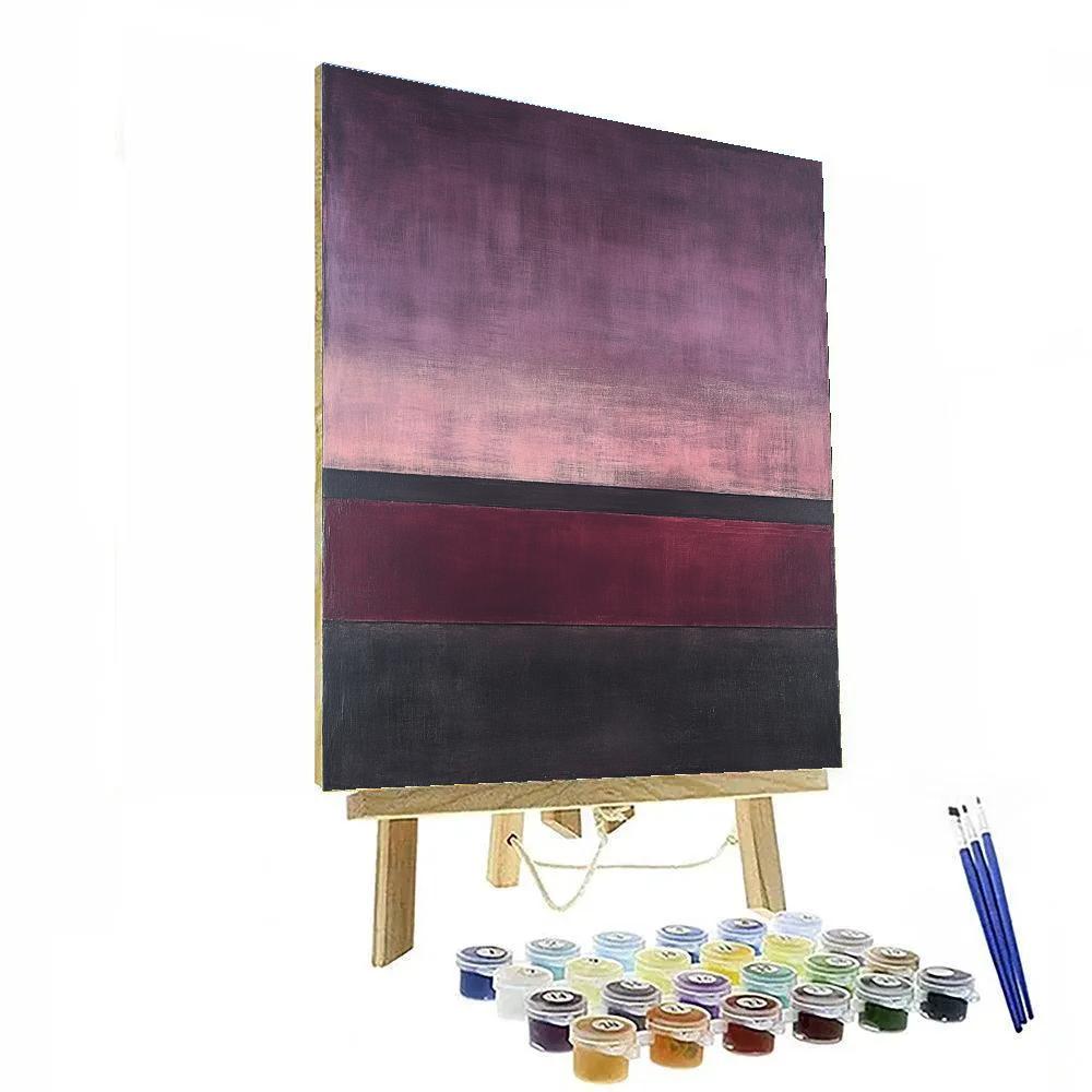 Mark Rothko Inspired Time Dilation Sanctuary Paint by numbers art