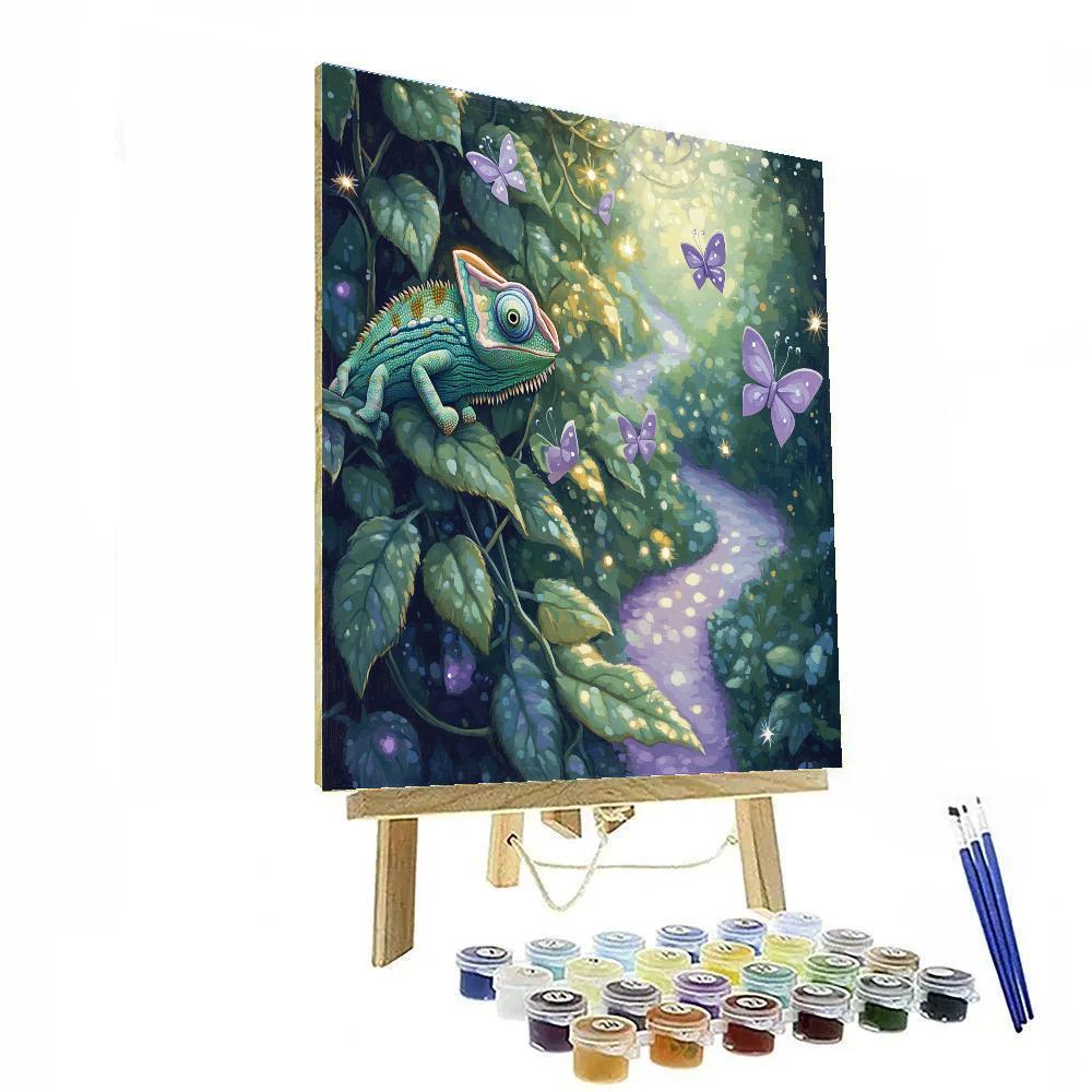 Pascal Hidden Garden Color Hunt painting number kit
