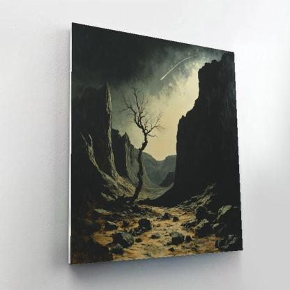 Francisco Goya Inspired Comet Wind Through A Twisted Cinder Valley Painting by numbers kit