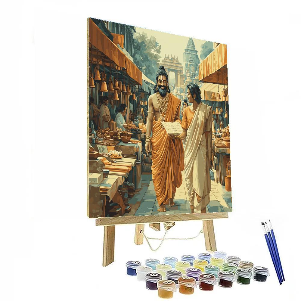 Brahma Marketplace Of Sacred Scripts paint by number