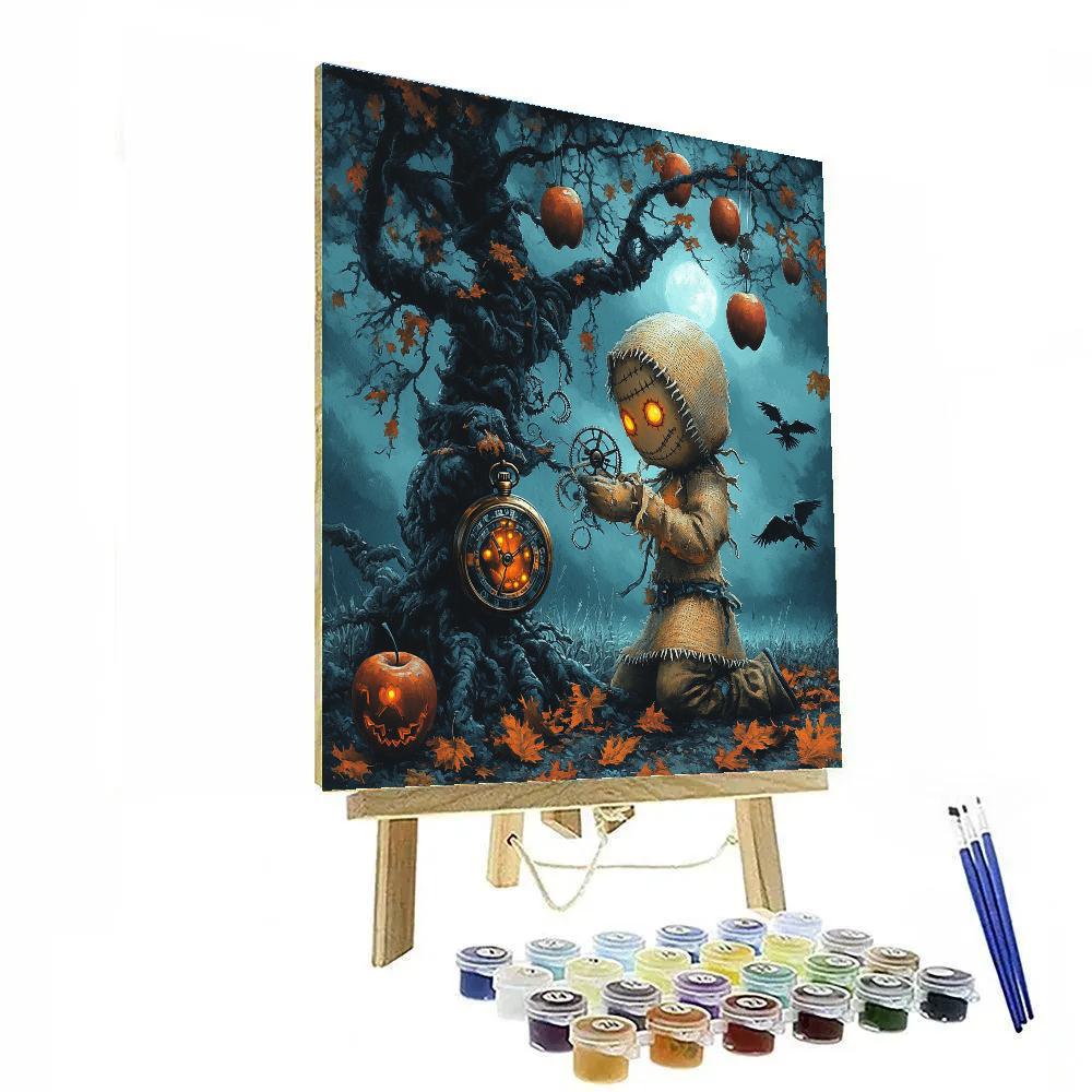 The Clockwork Orchard Haunted Numbered painting kits