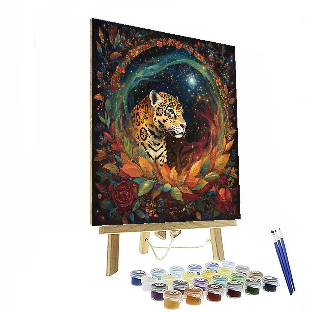 Frida Kahlo Inspired Jaguar Eclipse Of Emotion Number painting