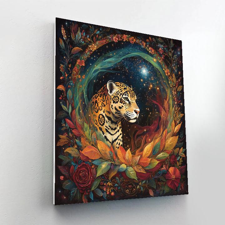 Frida Kahlo Inspired Jaguar Eclipse Of Emotion Number painting