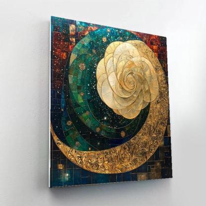 Gustav Klimt Inspired Nebula Garden Of Quiet Radiance Paint by numbers kits