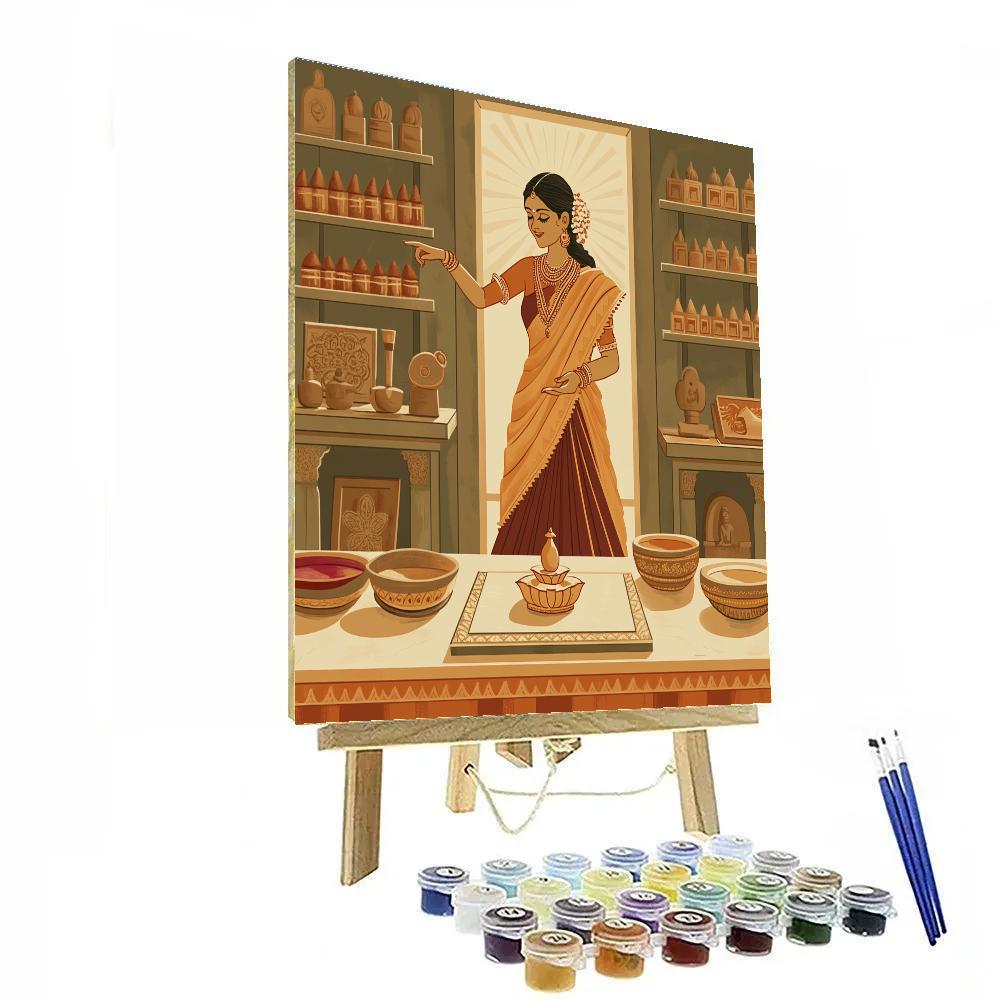 Parvati In The Artisan Workshop Of Sacred Icons DIY paint by numbers