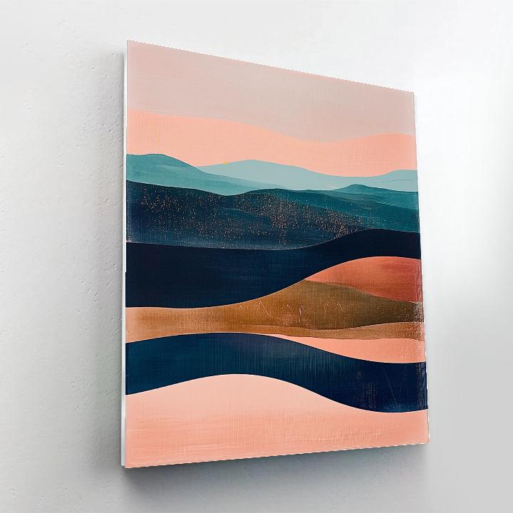 Paul Klee Inspired Time Dilation Chromatic Drift Paint by numbers kits