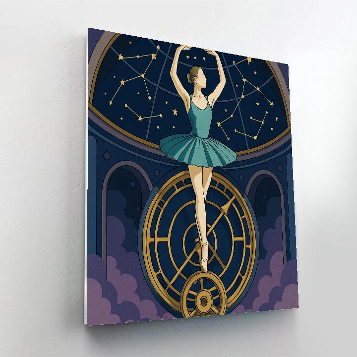 Clockwork Observatory Ballet Reverie Numbered painting kits
