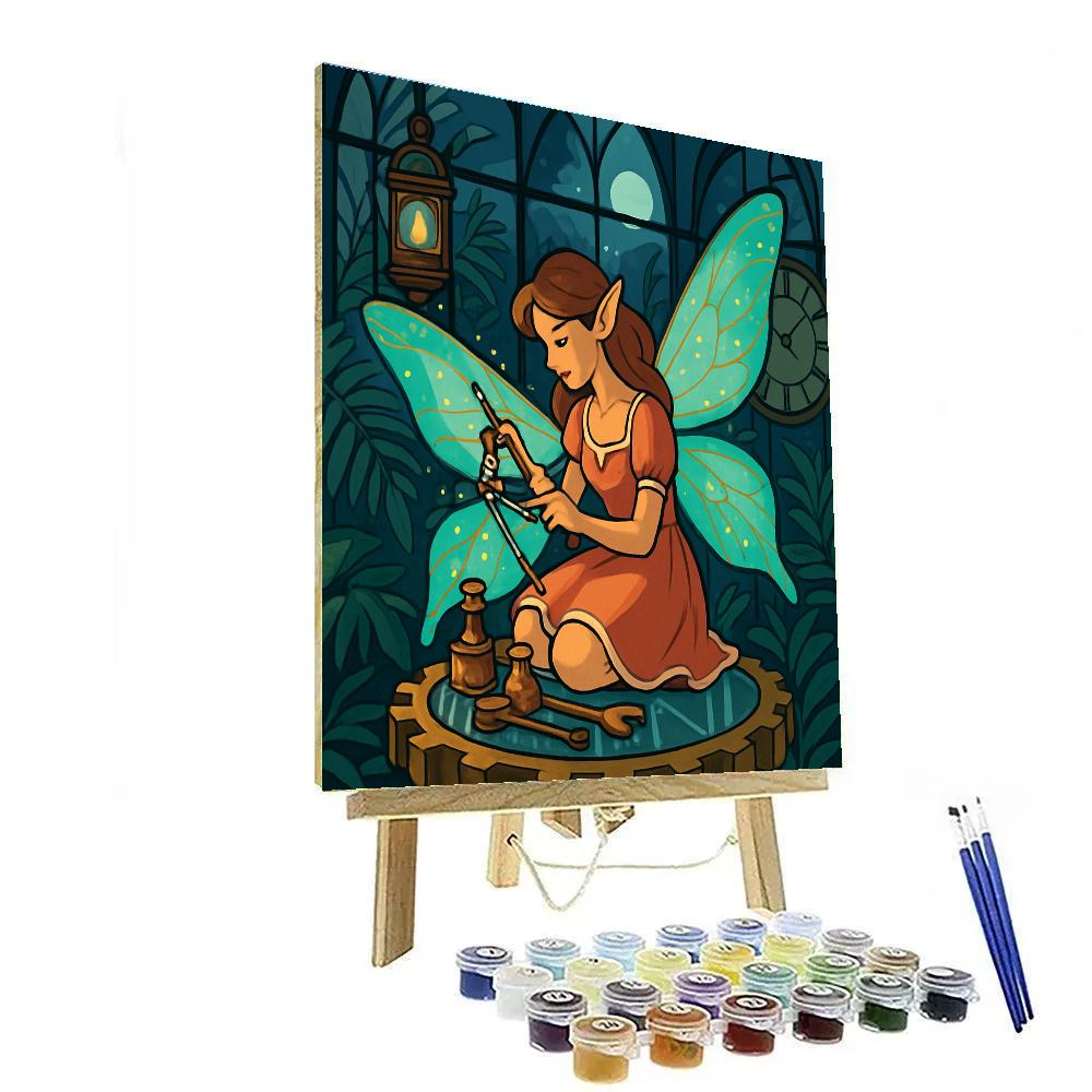 Clockwork Conservatory Fairy painting number kit