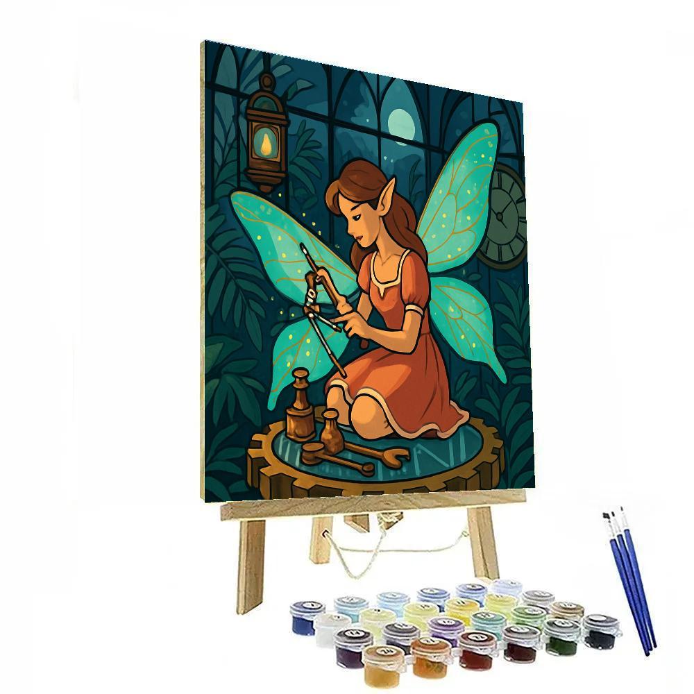 Clockwork Conservatory Fairy painting number kit