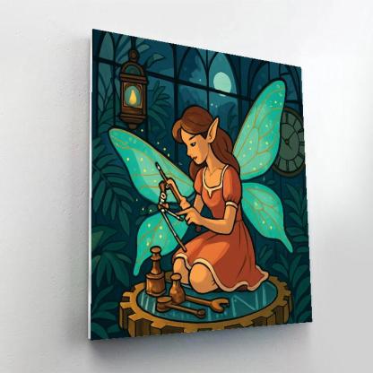 Clockwork Conservatory Fairy painting number kit