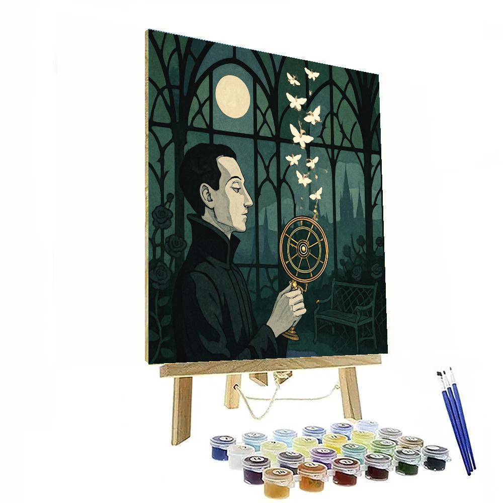 Clockwork Conservatory In Gothic Shadow Numbered painting kits