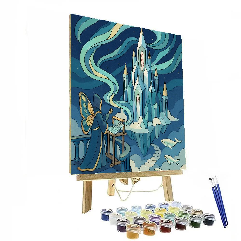 Aurora Loom Fantasy Citadel paint by number