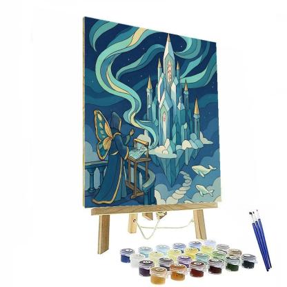 Aurora Loom Fantasy Citadel paint by number