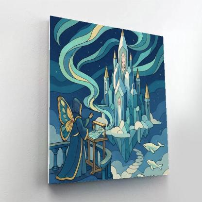 Aurora Loom Fantasy Citadel paint by number