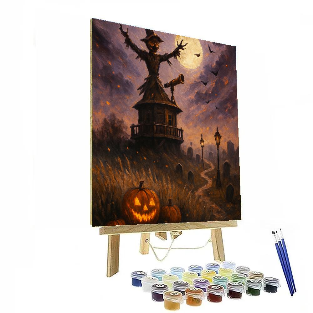 The Scarecrow Observatory At Cinder Hill Painting by numbers kit