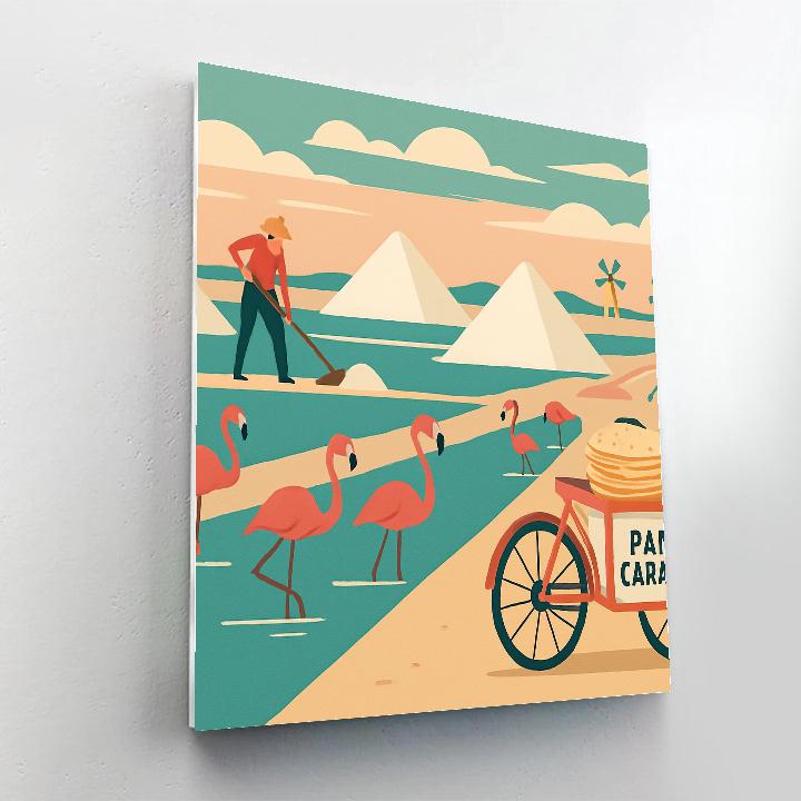 Salt Roaders In The Italy Lagoons paint by number