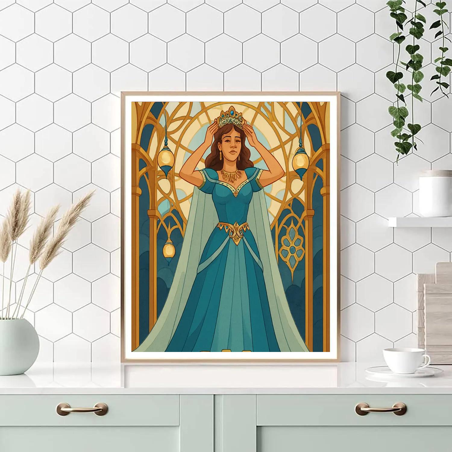 Clockwork Atrium With Princess Starlight Heir Paint by numbers kits