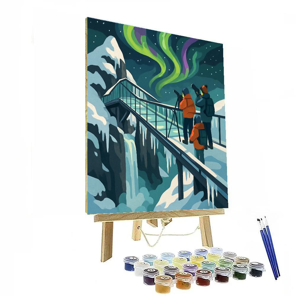Skybridge Observatory, Winter Edition Paint by numbers art