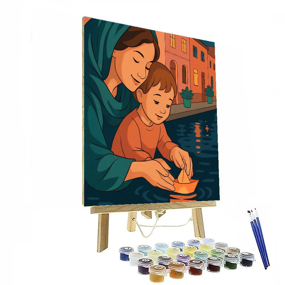 Lanternlit Mother Harbor DIY paint by numbers