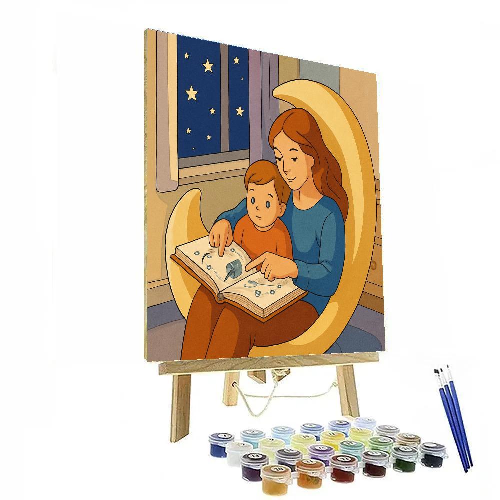 Reading Nook With Motherly Gravity Paint by numbers kits