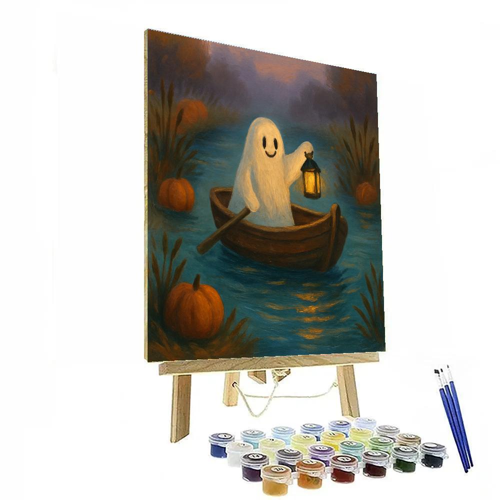 The Riverboat Of Friendly Spirits paint by numbers