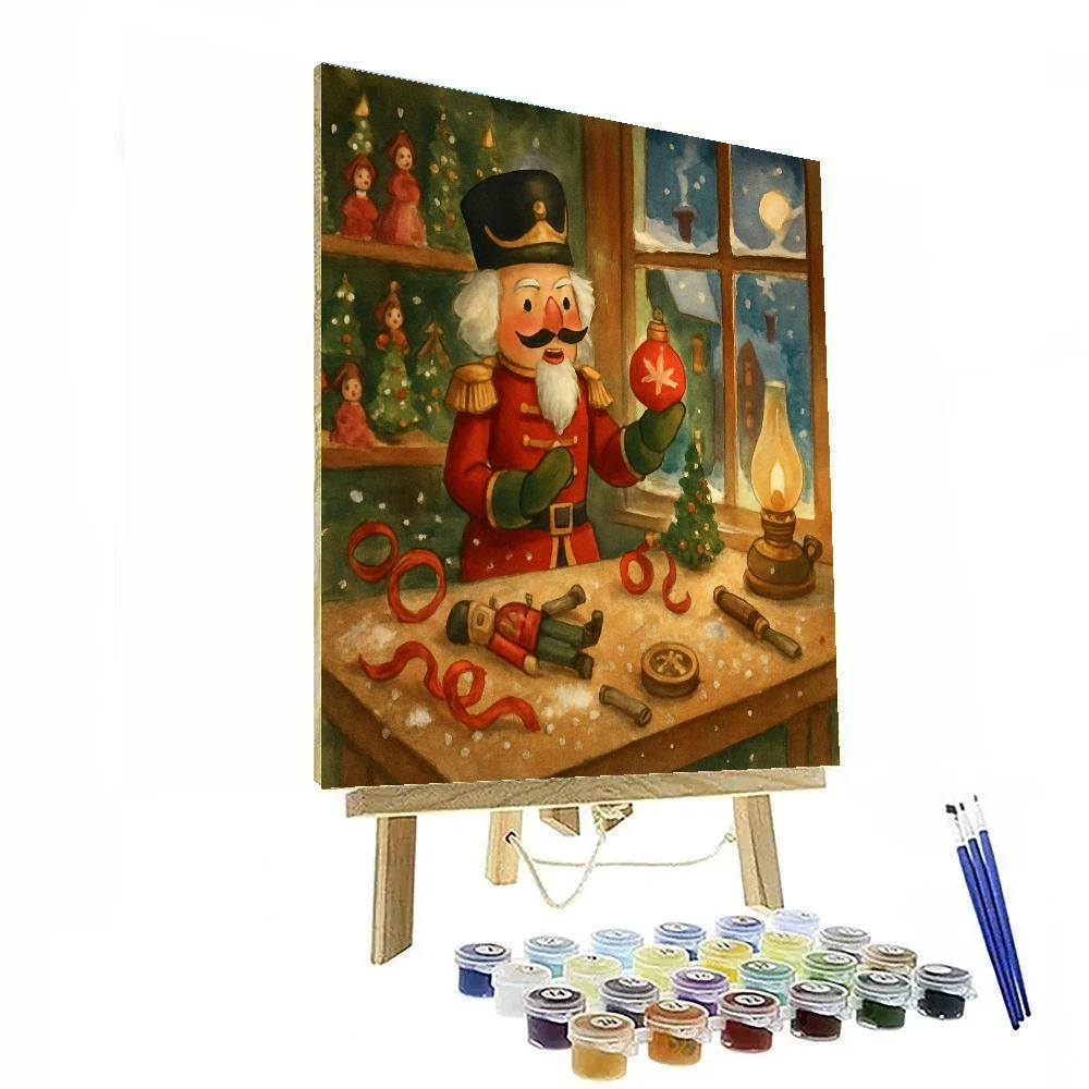 The Nutcracker Workshop Snowfall painting number kit