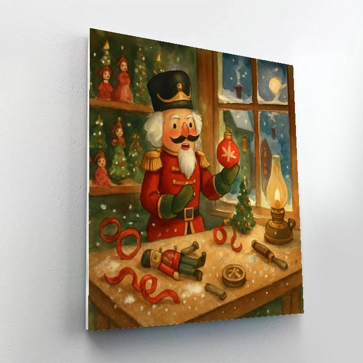 The Nutcracker Workshop Snowfall painting number kit