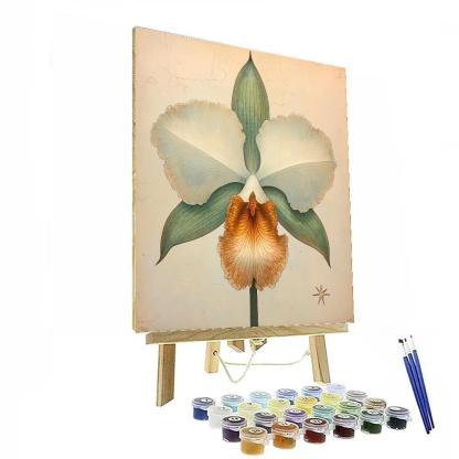 Michelangelo Inspired Orchid Constellation Number painting