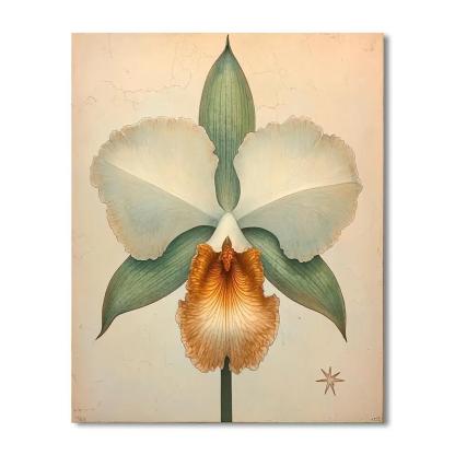 Michelangelo Inspired Orchid Constellation Number painting